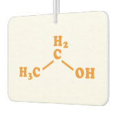 Alcohol Ethanol Moleculaire chemische formule Luchtverfrisser (Links)