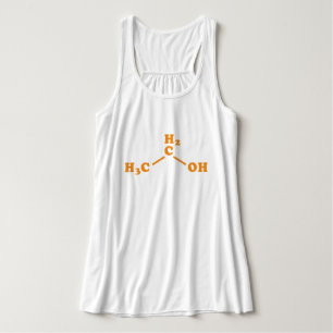 Alcohol Ethanol Moleculaire chemische formule Tanktop