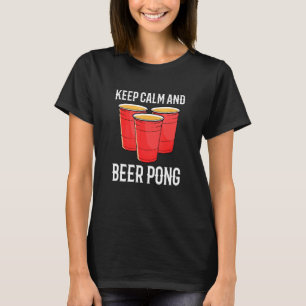 Alcohol Games voor feestjes houden kalm- en beerpo T-shirt