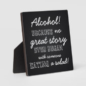 Alcohol. Geweldig verhaal Fotoplaat (Voorkant)