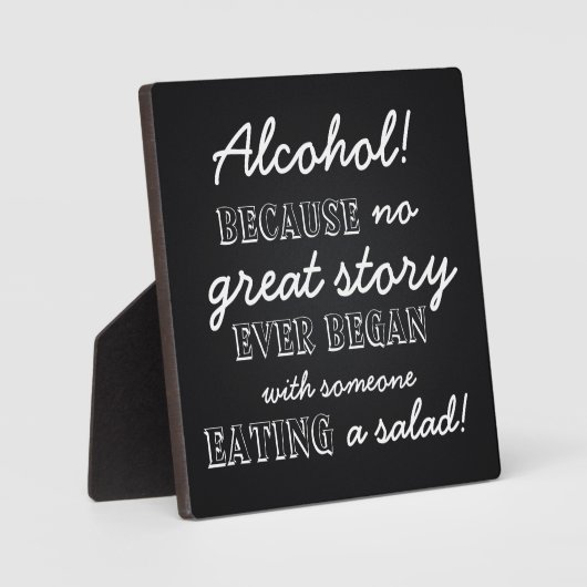 Alcohol. Geweldig verhaal Fotoplaat (Voorkant)