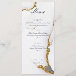 Alcohol Ink Ambachtelijk Glitter Goud Plat Menu