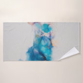 Alcohol Ink Art. Abstract schilderen. Alcohol Ink  Badhanddoek (Badhanddoek)