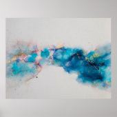 Alcohol Ink Art. Abstract schilderen. Alcohol Ink  Poster (Voorkant)