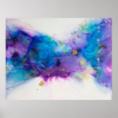 Alcohol Ink Art. Abstract schilderen. Alcohol Ink  Poster (Voorkant)