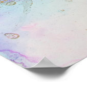 Alcohol Ink Art. Abstract schilderen. Alcohol Ink  Poster (Hoek)