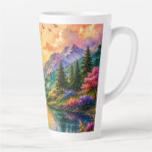 Alcohol Ink Art Latte Mok (Rechts)
