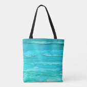 Alcohol Ink Art Print "Making Waves" Tote Bag (Achterkant)