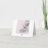 Alcohol Ink Butterflies Bedankkaart (Achterkant)