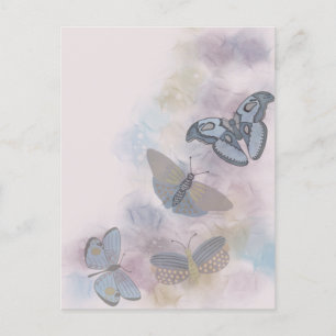Alcohol Ink Butterflies Briefkaart