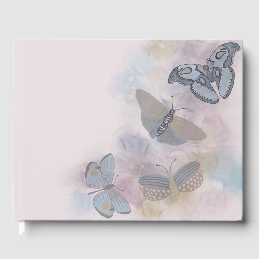 Alcohol Ink Butterflies Gastenboek (Voorkant)