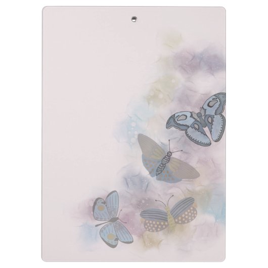 Alcohol Ink Butterflies Klembord (Achterkant)