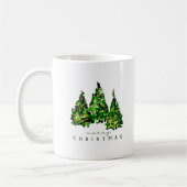Alcohol Ink Design Christmas Tree Ceramic Mug Koffiemok (Links)