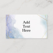 Alcohol Ink en Gouden Strepen  Informatiekaartje (Voorkant)