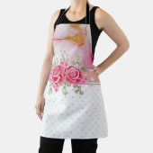 Alcohol Ink en Waterverf Spring Floral Schort (Insitu)