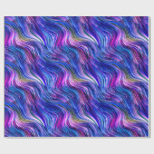 Alcohol Ink Glossy Wrapping Paper Cadeaupapier (Vlak)