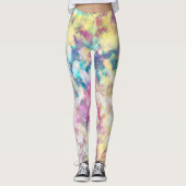 Alcohol Ink Leggings (Voorkant)