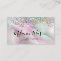 Alcohol Ink Makeup Artist Holographic Glitter Chic