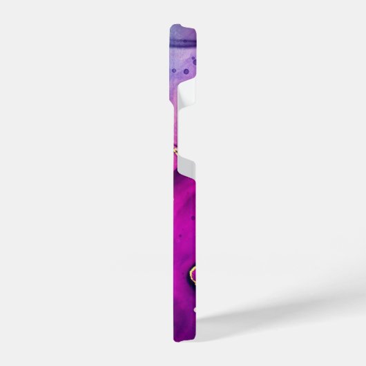 Alcohol Ink Pink, Purples and Blues Phone Case iPhone Hoesje (Linkerkant)