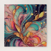 Alcohol Ink Puzzle Legpuzzel (Horizontaal)