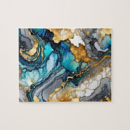 Alcohol Ink Puzzle Legpuzzel (Horizontaal)