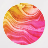 Alcohol Ink Set Aurora Digitaal Papier Labels (Design 2)