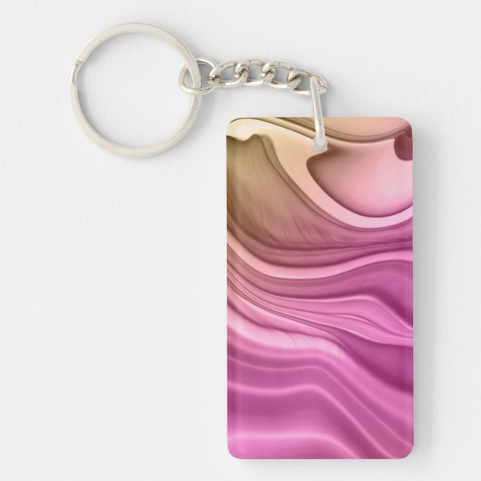 Alcohol Ink Set Aurora Digitaal Papier Sleutelhanger (Voorkant)