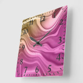 Alcohol Ink Set Aurora Digital Paper-40817 Vierkante Klok (Hoek)