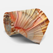 Alcohol Ink Shell Stropdas (Opgerold)