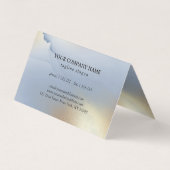 Alcohol Ink Texture Visitekaartje (Achterkant)