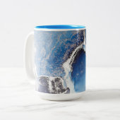 Alcohol Ink Two-Tone Coffee Mok (Voorkant links)