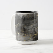 Alcohol Ink Two-Tone Coffee Mok (Voorkant links)