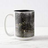 Alcohol Ink Two-Tone Coffee Mok (Links)