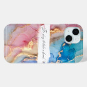 Alcohol Inkt aquarel telefoonhoesje Case-Mate iPhone Case (Achterkant (horizontaal))
