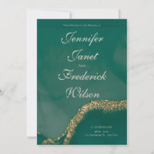 Alcohol Inkt Groen Glitter Huwelijk