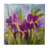 Alcohol inkt irissen tegeltje (Voorkant)