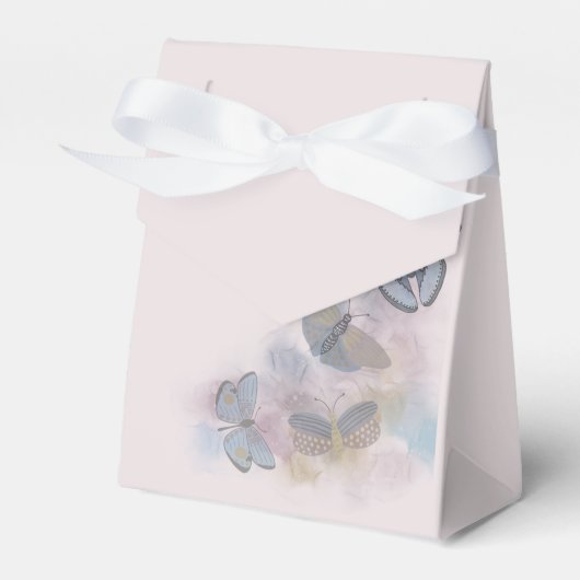 Alcohol Inkt Vlinders Bedankdoosjes (Voorkant Zijde)