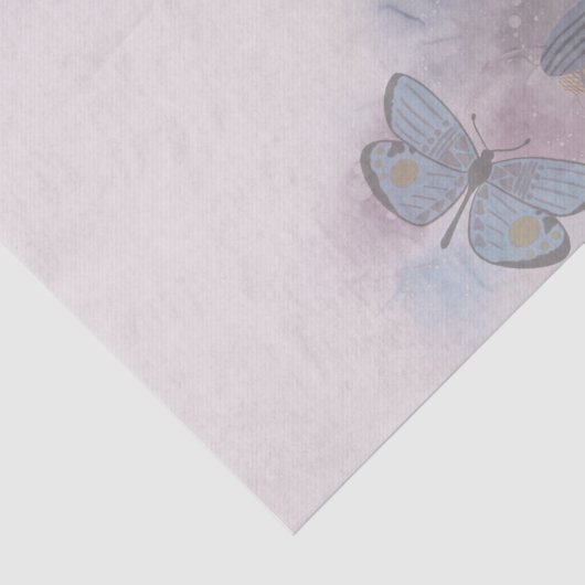 Alcohol Inkt Vlinders Tissuepapier (Detail)