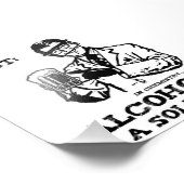 Alcohol is een oplossing in de chemie foto afdruk (Hoek)