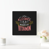 Alcohol is een verkeerd begrepen vitamine vierkante klok (Huis)