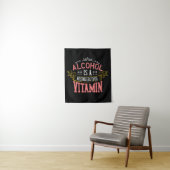 Alcohol is een verkeerd begrepen vitamine wandkleed (In situ)