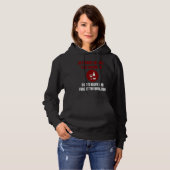 Alcohol is not the answer helps forget the questio hoodie (Voorkant volledig)