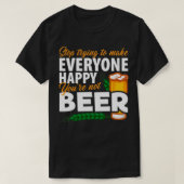 Alcohol Je bent niet grappig voor mannen en vrouwe T-shirt (Design voorkant)