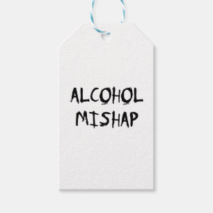 Alcohol Mishap Cadeaulabel