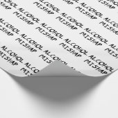 Alcohol Mishap Cadeaupapier (Hoek)