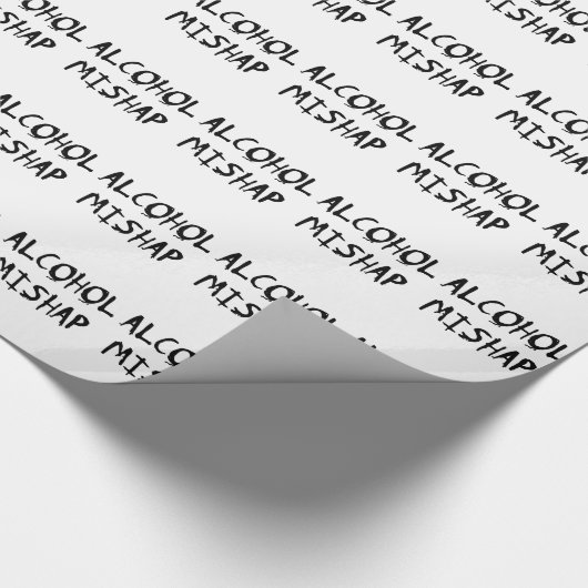 Alcohol Mishap Cadeaupapier (Hoek)