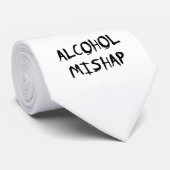 Alcohol Mishap Stropdas (Opgerold)