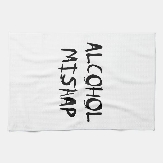 Alcohol Mishap Theedoek (Horizontaal)