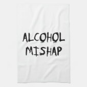 Alcohol Mishap Theedoek (Verticaal)