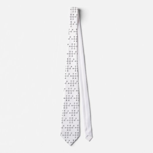 Alcohol Molecule Stropdas (Voorkant)